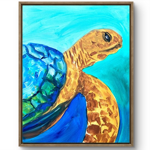 Tita paintz sea - sea, turtle