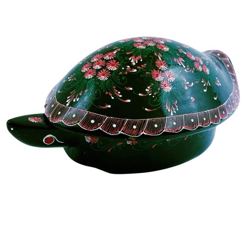 Black lacquer wooden hand - wooden,