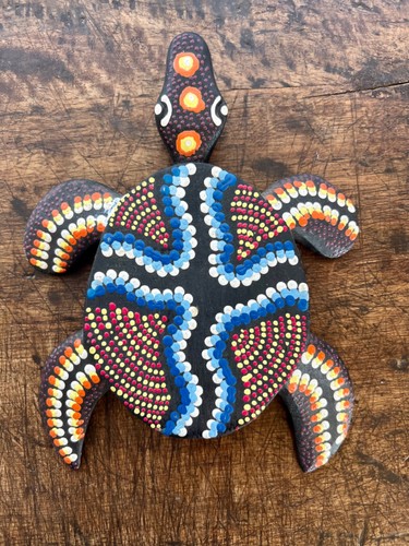 Hand dot painted - painted, turtle
