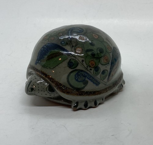Vintage 1970s ceramic turtle - vintage,