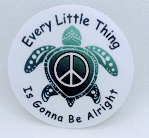 Sea turtle peace - turtle, vinyl